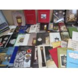 A large quantity of auction catalogues and other pamphlets and booklets in reference to clock and