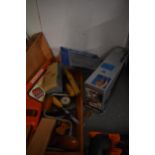 A mixed lot to include a pressure washer, hedge trimmer, mixed hand tools and other items