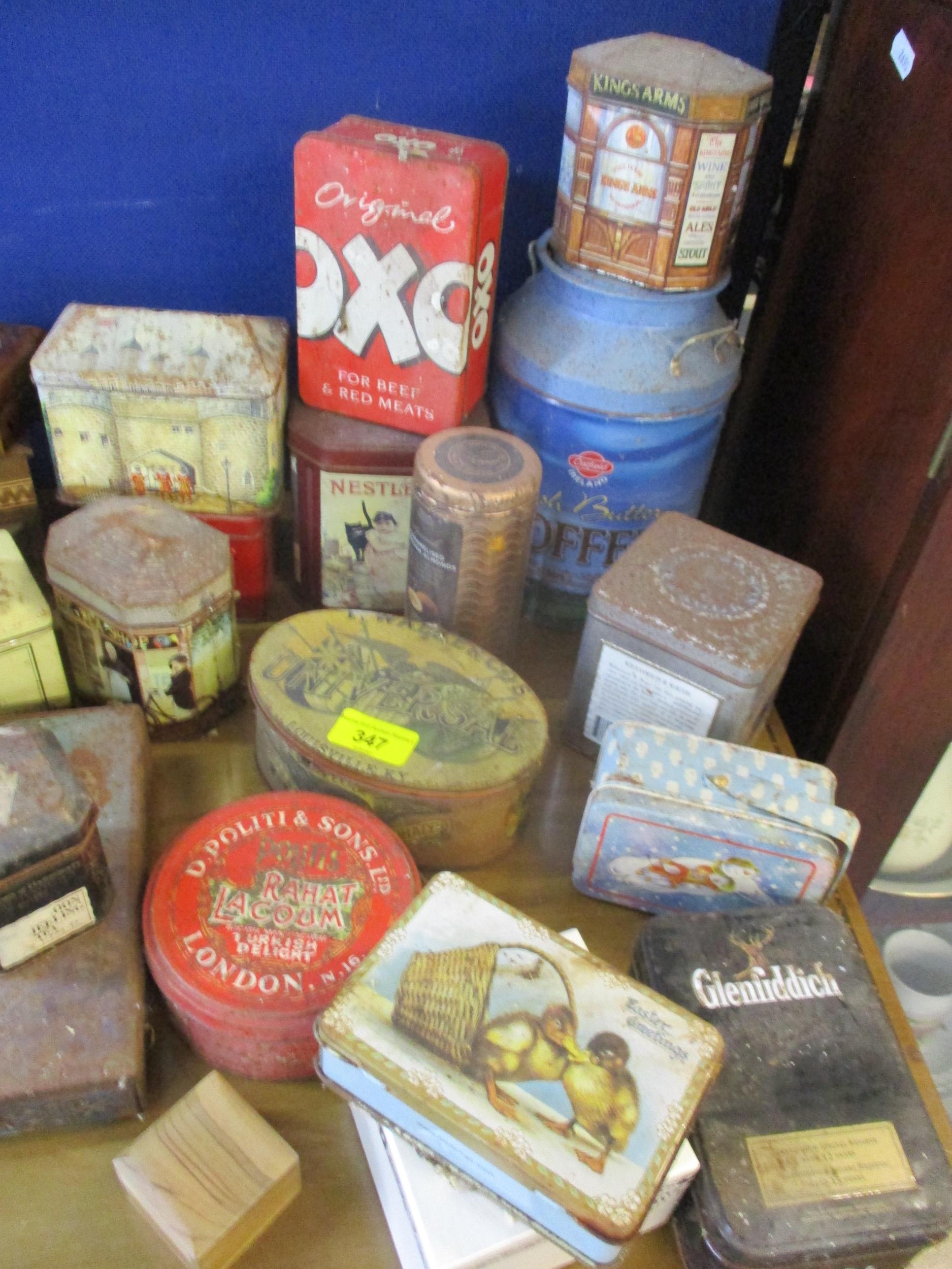 Vintage tins and decorative boxes together with vintage bottles Location: SR - Image 3 of 5