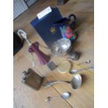 A miscellaneous lot to include an Old Tupton Ware blue ground jug decorated with poppies and leaves,