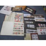 Stamps - Two albums of franked stamps together with proof sets