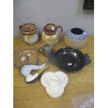 A mixed lot to include mixed Doulton including a 'Fish and Pond Weed' jug and other items