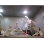 Four Lladro figures and figural groups of ballerinas A/F Location: 8:1