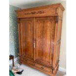 A 20th century French oak armoire Location: G