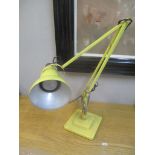 A vintage Herbert Terry Anglepoise lamp