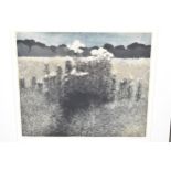 Phil Greenwood, b 1943, Nightfield, artist proof, etching, signed in pencil, framed and glazed, 38 x