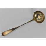 A George III silver Old English pattern ladle by Alexander Edmonstoun III, early 19th century date