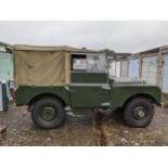 A Series 1 Land Rover - supplied to the British Army in 1951 and decommissioned in 1963, extensive