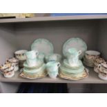 Two early 20th century part tea sets to include Atlas china and Foley china Location: RWB