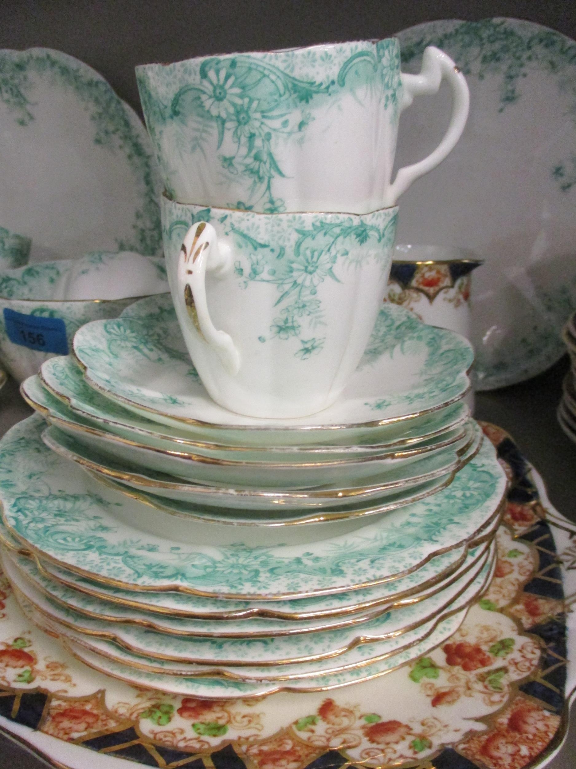 Two early 20th century part tea sets to include Atlas china and Foley china Location: RWB - Image 3 of 4