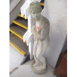 A composition garden figure, 116cm high Location: FOYER