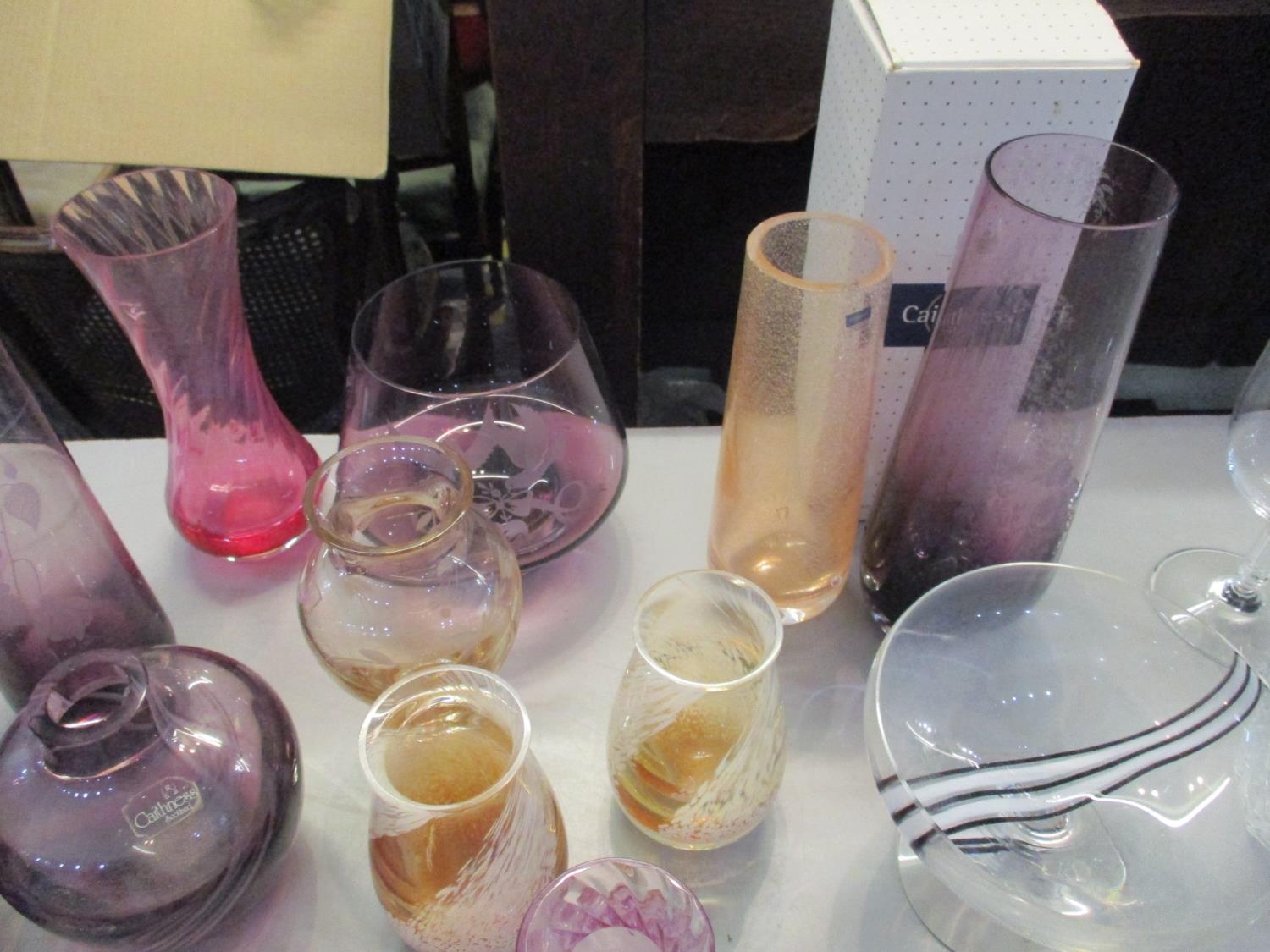 A collection of Caithness glass together with a small quantity of drinking glasses Location: 6:2 - Image 3 of 6