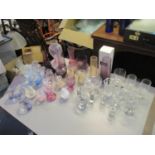 A collection of Caithness glass together with a small quantity of drinking glasses Location: 6:2