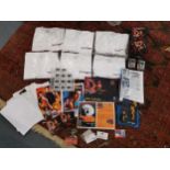 James Bond 'The World is Not Enough' items to include six promotional T-Shirts, eleven stills, CD's,