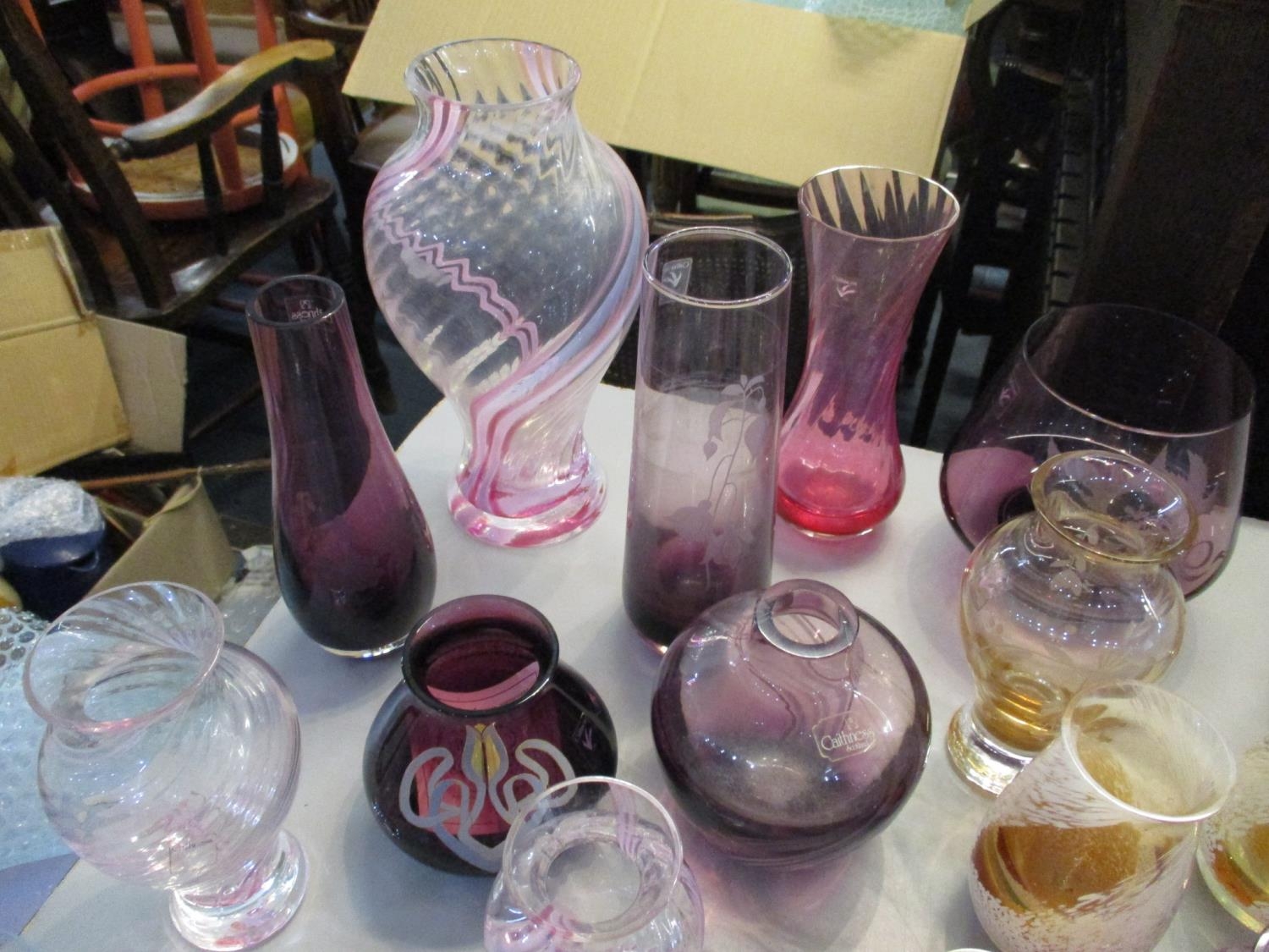 A collection of Caithness glass together with a small quantity of drinking glasses Location: 6:2 - Image 2 of 6
