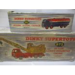 Two boxed Dinky toys to include a 972 Lorry mounted Crane and a 942 Foden 14-ton tanker