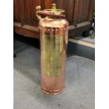 A vintage 'Waterloo' copper fire extinguisher by Read and Campbell, 58cm high Location: Rostrum
