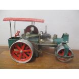Wilesco - a German tin plated live steam traction engine