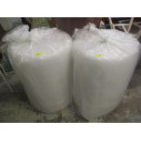 Two rolls of 750mm x 100m bubble wrap
