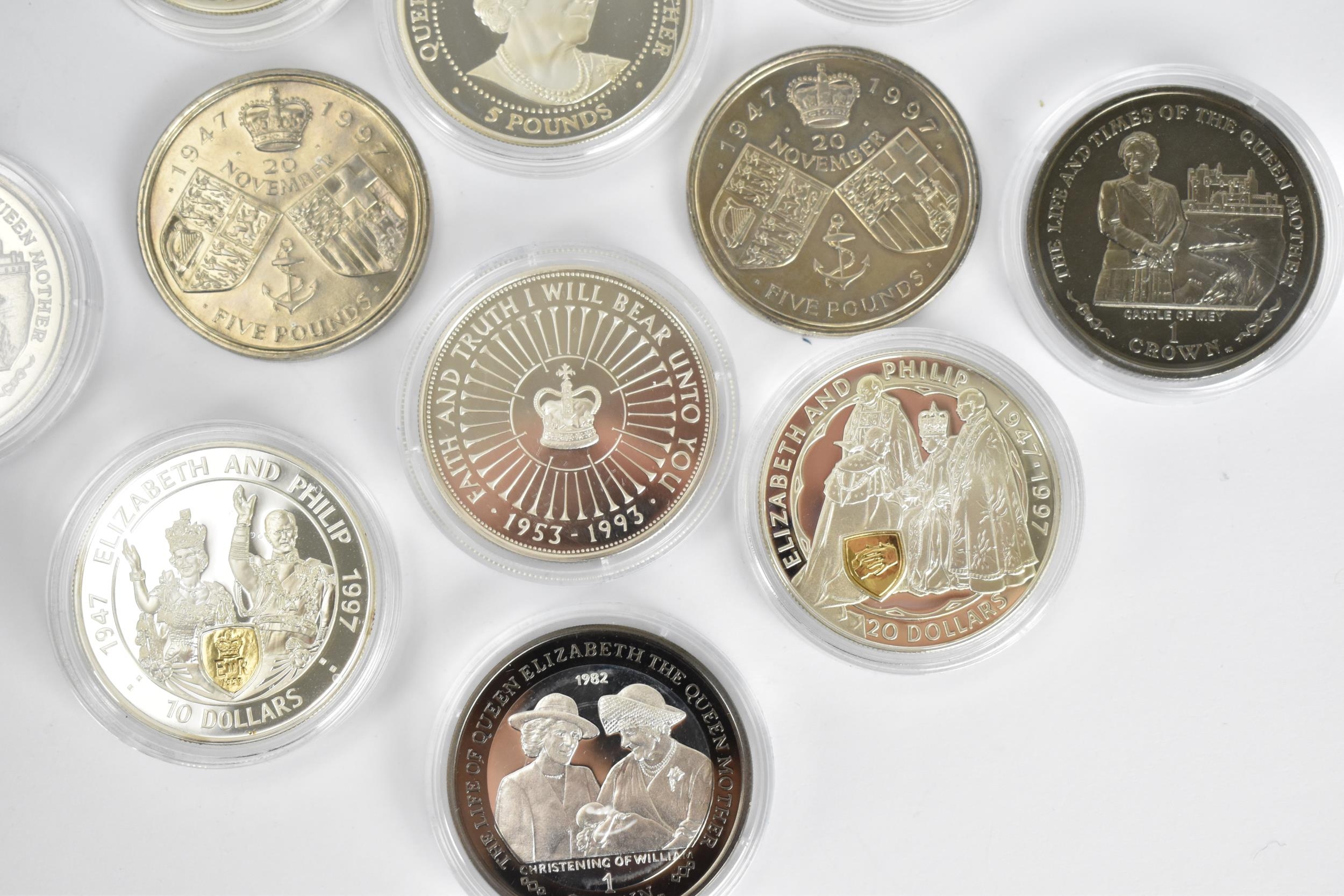 A collection of silver proof and commemorative coins to include four 'Golden Wedding' collection - Image 5 of 10