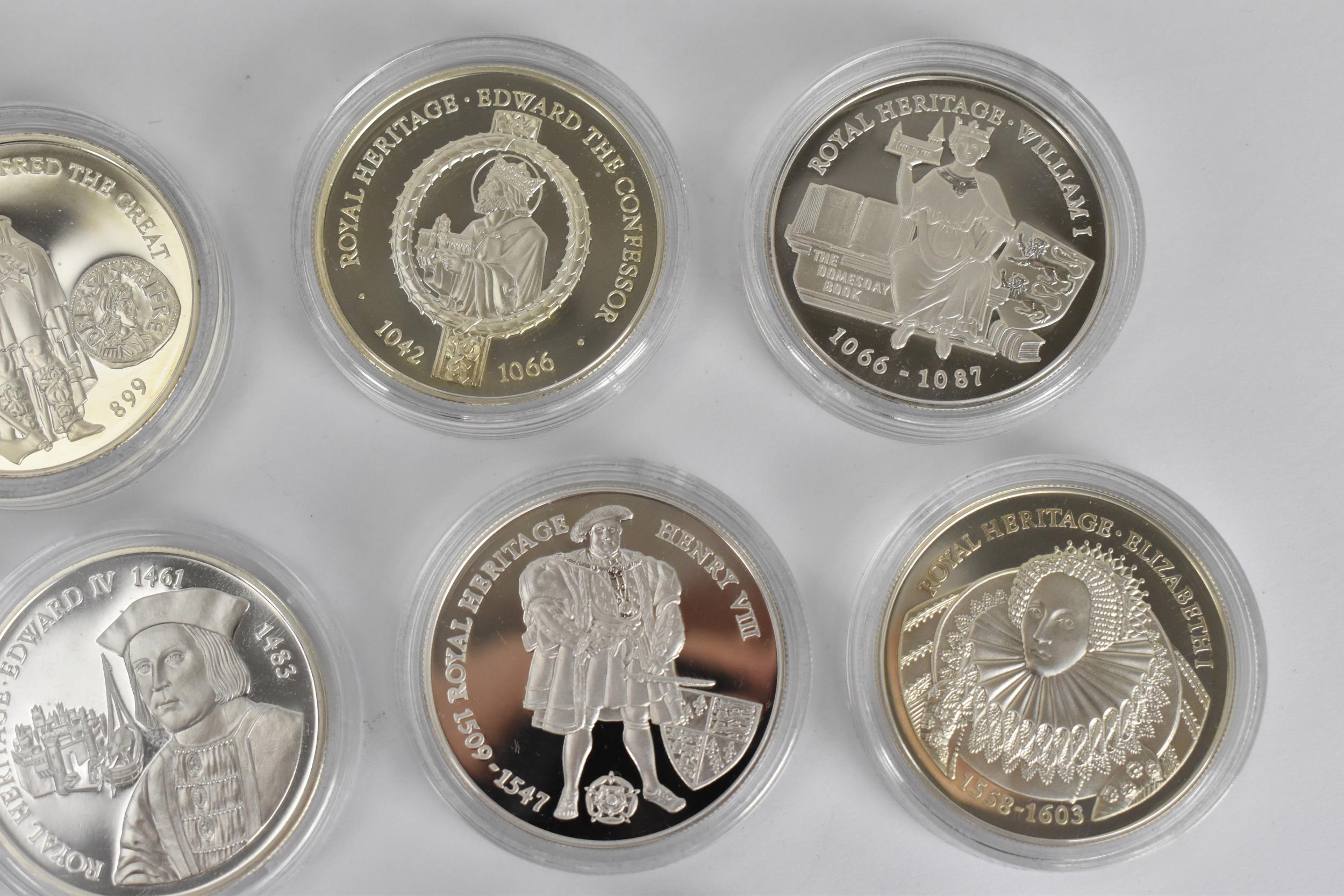 The Westminster Collection - 'Kings and Queens of Great Britain Coin Collection', nine silver - Image 4 of 8