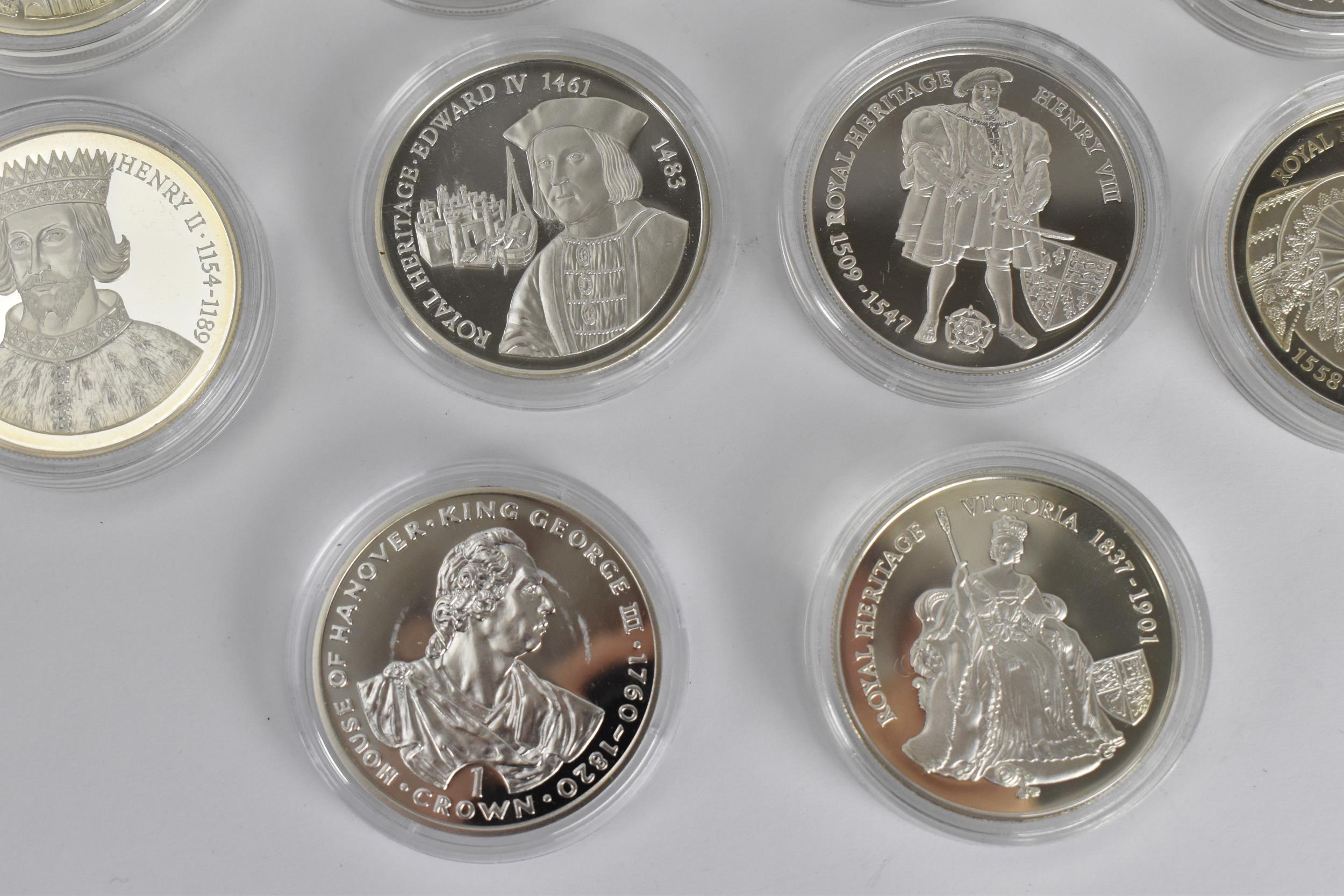 The Westminster Collection - 'Kings and Queens of Great Britain Coin Collection', nine silver - Image 5 of 8