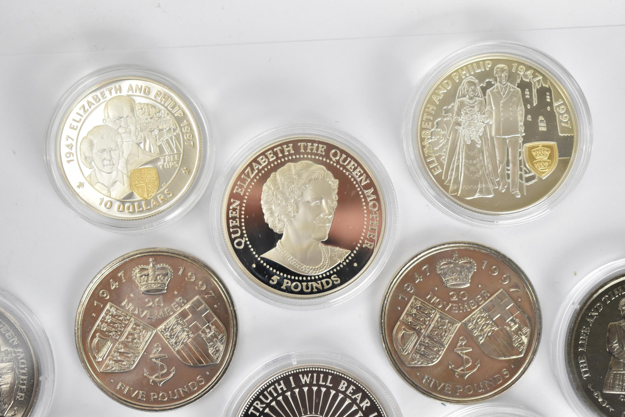 A collection of silver proof and commemorative coins to include four 'Golden Wedding' collection - Image 3 of 10