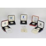 A collection of 6 Royal Mind silver proof Fifty Pence coins to include the 1992-1993 ?United