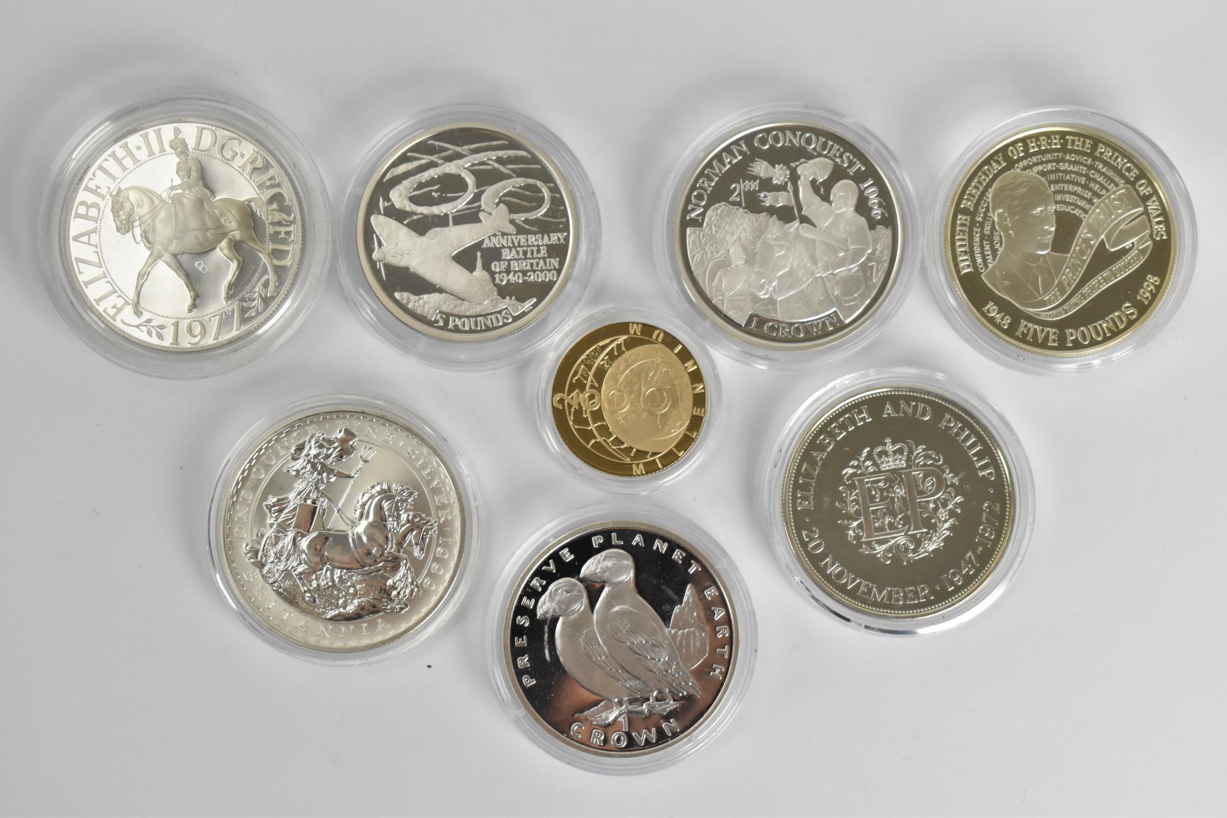 A group of Westminster coin collection silver proof coins to include The Queen's Silver Wedding