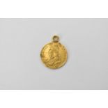 Pope Pius IX, 1846-1870 gold 1 Scudo d'Oro Obverse: bust facing left. lettering 'PIUS IX PON MAX ANN