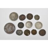 British coinage to include a Charles II (1649-1685), Scottish penny, crowned II, C R across field,