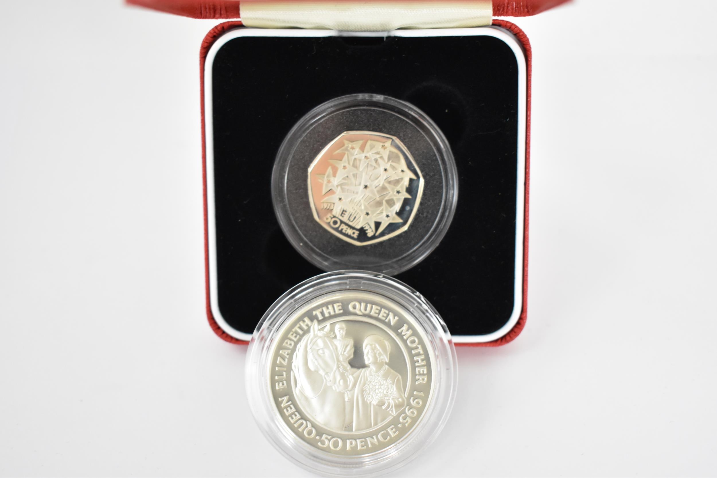 A collection of 6 Royal Mind silver proof Fifty Pence coins to include the 1992-1993 ?United - Image 5 of 5