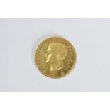 Napoleon I - a 1814 gold 40 lire, minted in Milan, the capital of the 'Napoleonic' Kingdom of