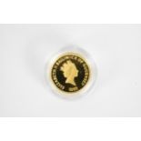 A 1995 Royal Mint Guernsey 24ct gold proof £25 coin 'Queen Elizabeth the Queen Mother 95th Birthday'