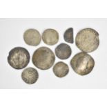 Ten hammered coins of The Kingdom of England to include a cut 1/2 short cross penny of King Henry