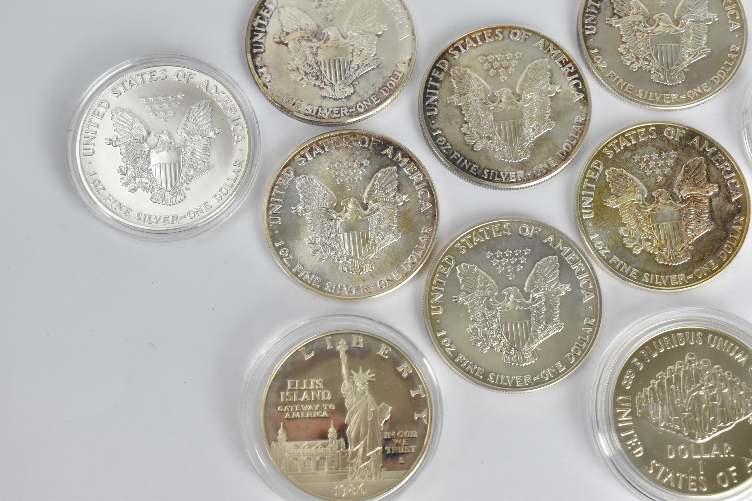 Official Silver Coins of The United States of America' part of the Royal Mint collection, eight ' - Image 3 of 10