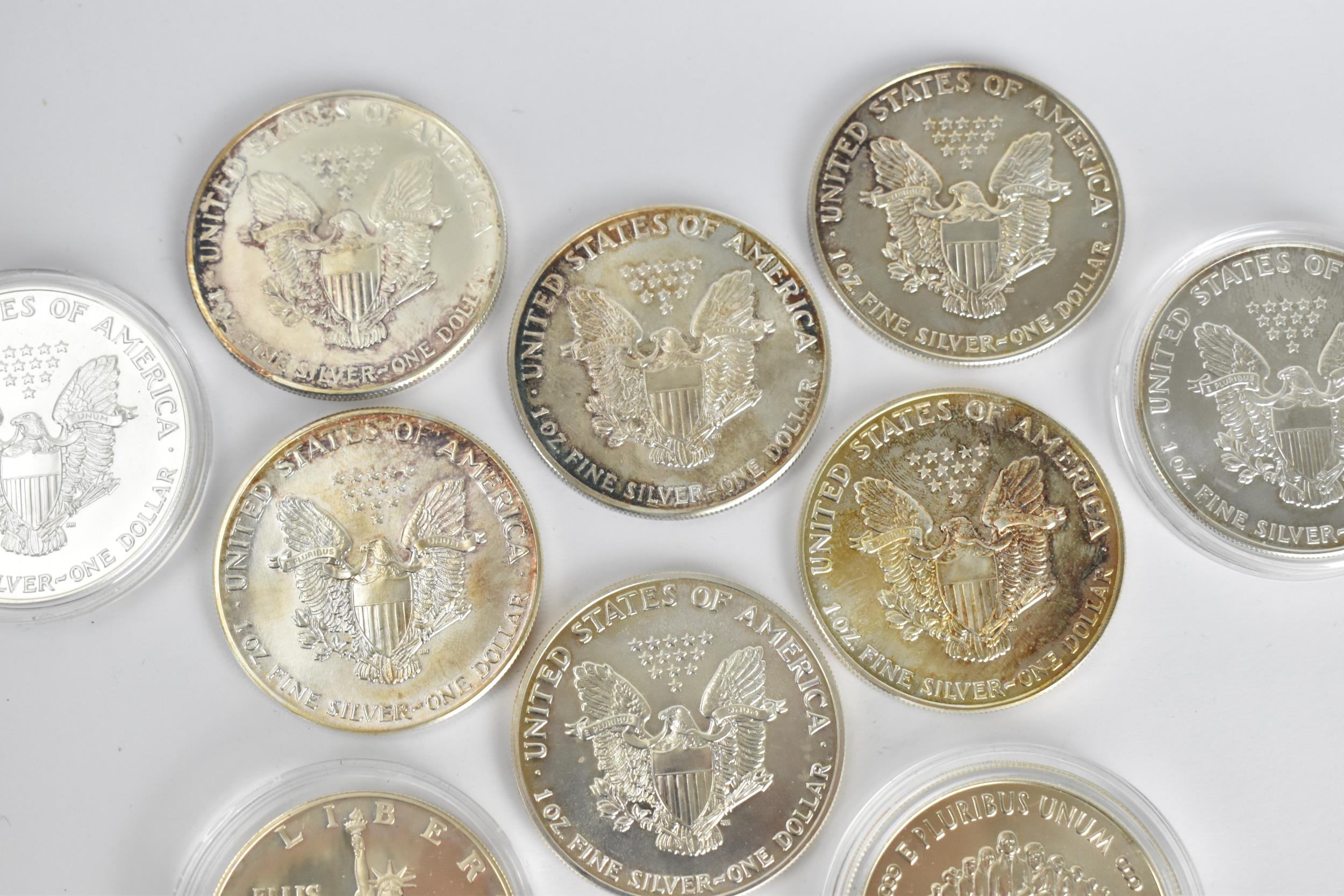 Official Silver Coins of The United States of America' part of the Royal Mint collection, eight ' - Image 2 of 10