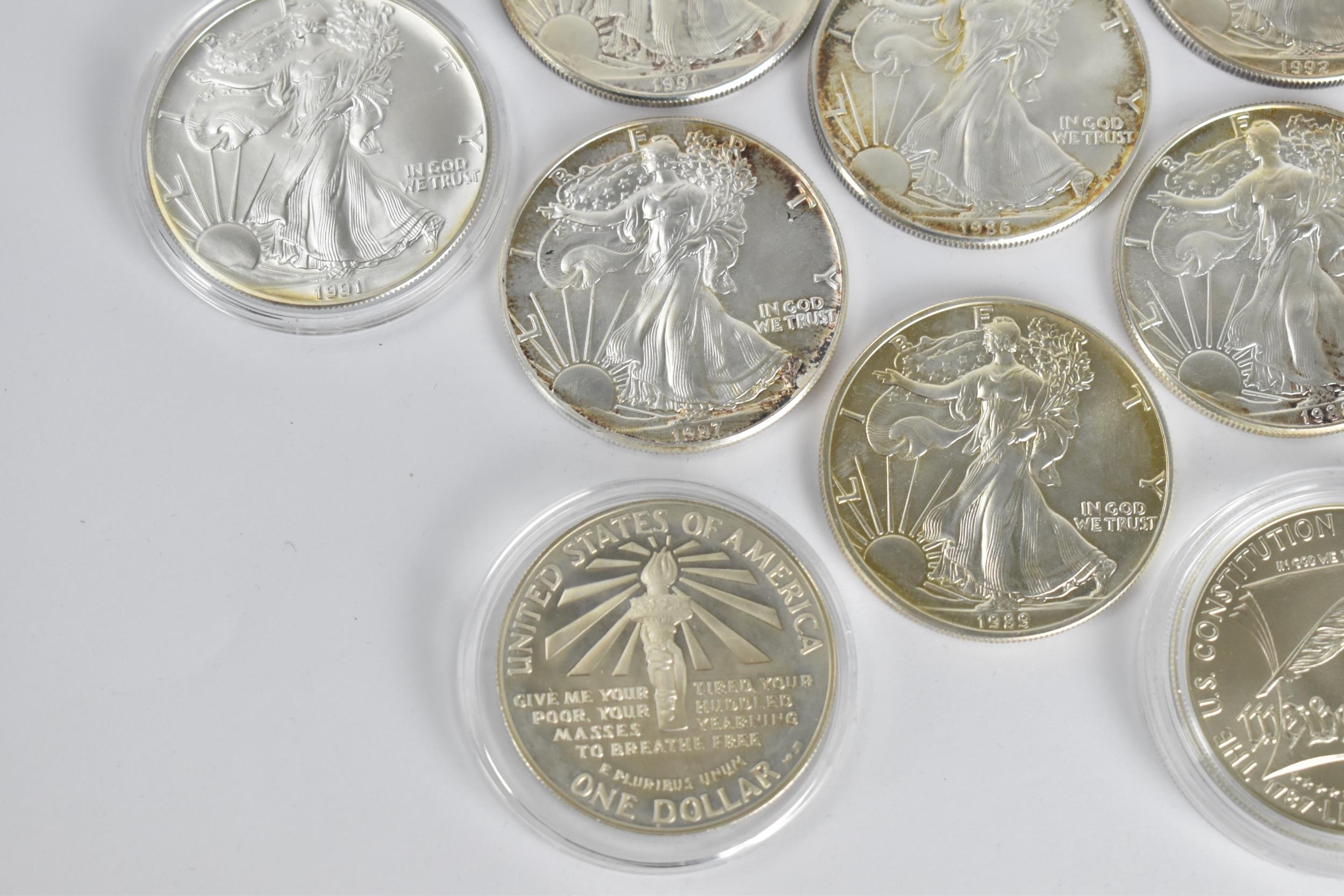 Official Silver Coins of The United States of America' part of the Royal Mint collection, eight ' - Image 7 of 10