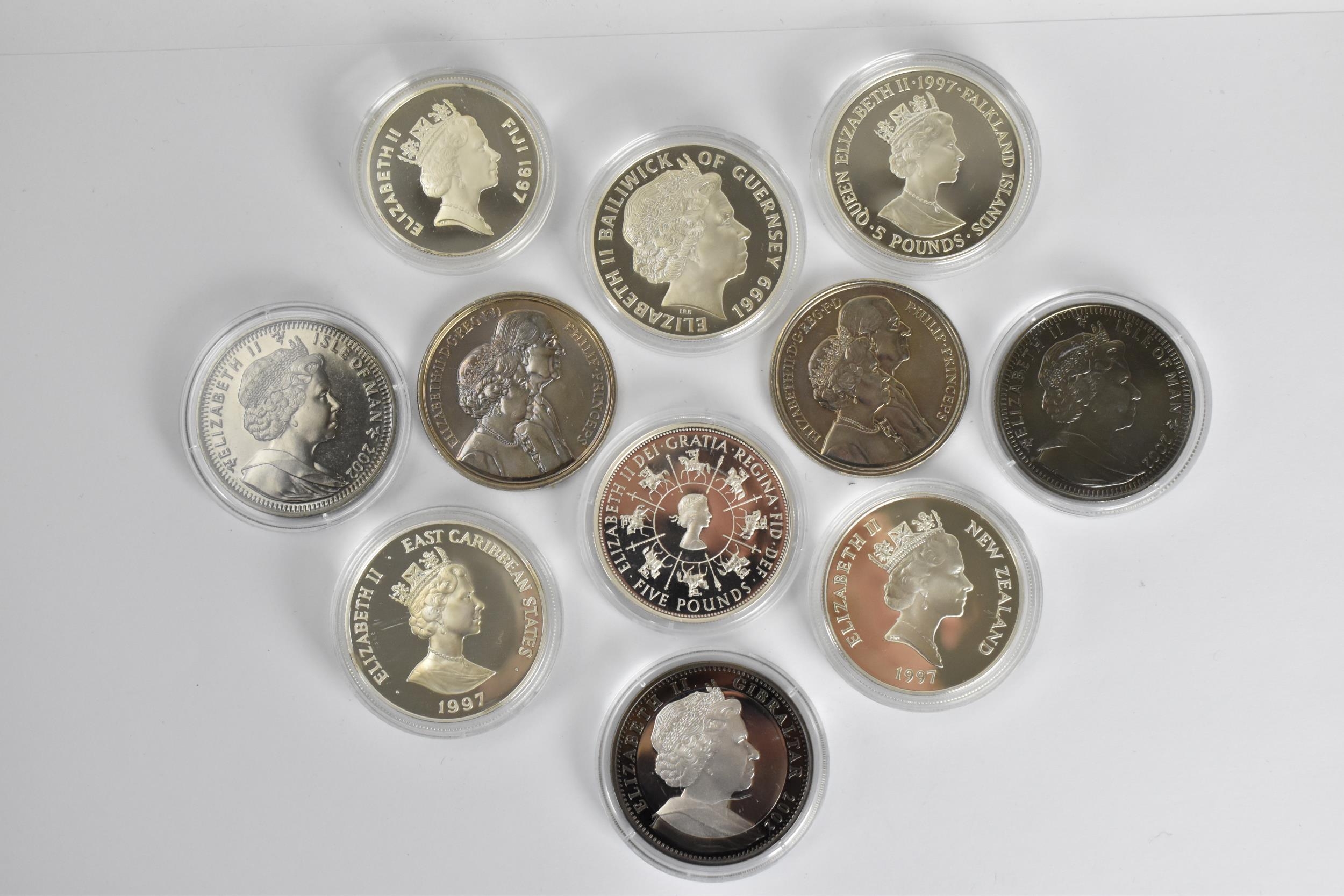 A collection of silver proof and commemorative coins to include four 'Golden Wedding' collection - Image 6 of 10