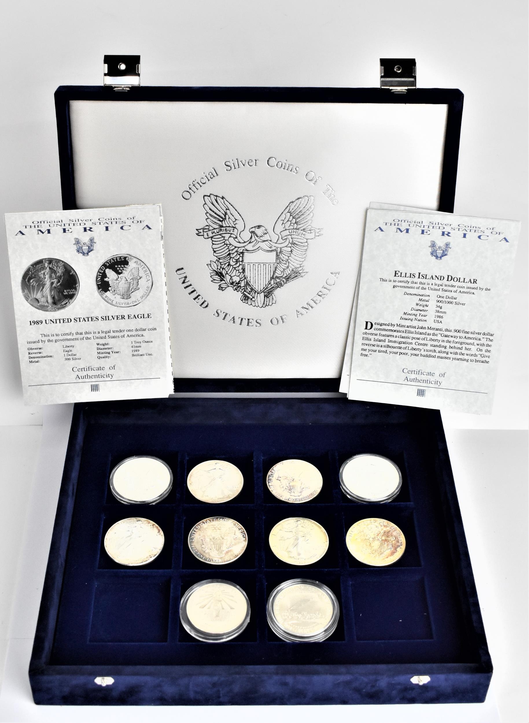 Official Silver Coins of The United States of America' part of the Royal Mint collection, eight ' - Image 10 of 10
