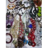 A quantity of modern costume jewellery to include Butler and Wilson and Joan Collins jewellery