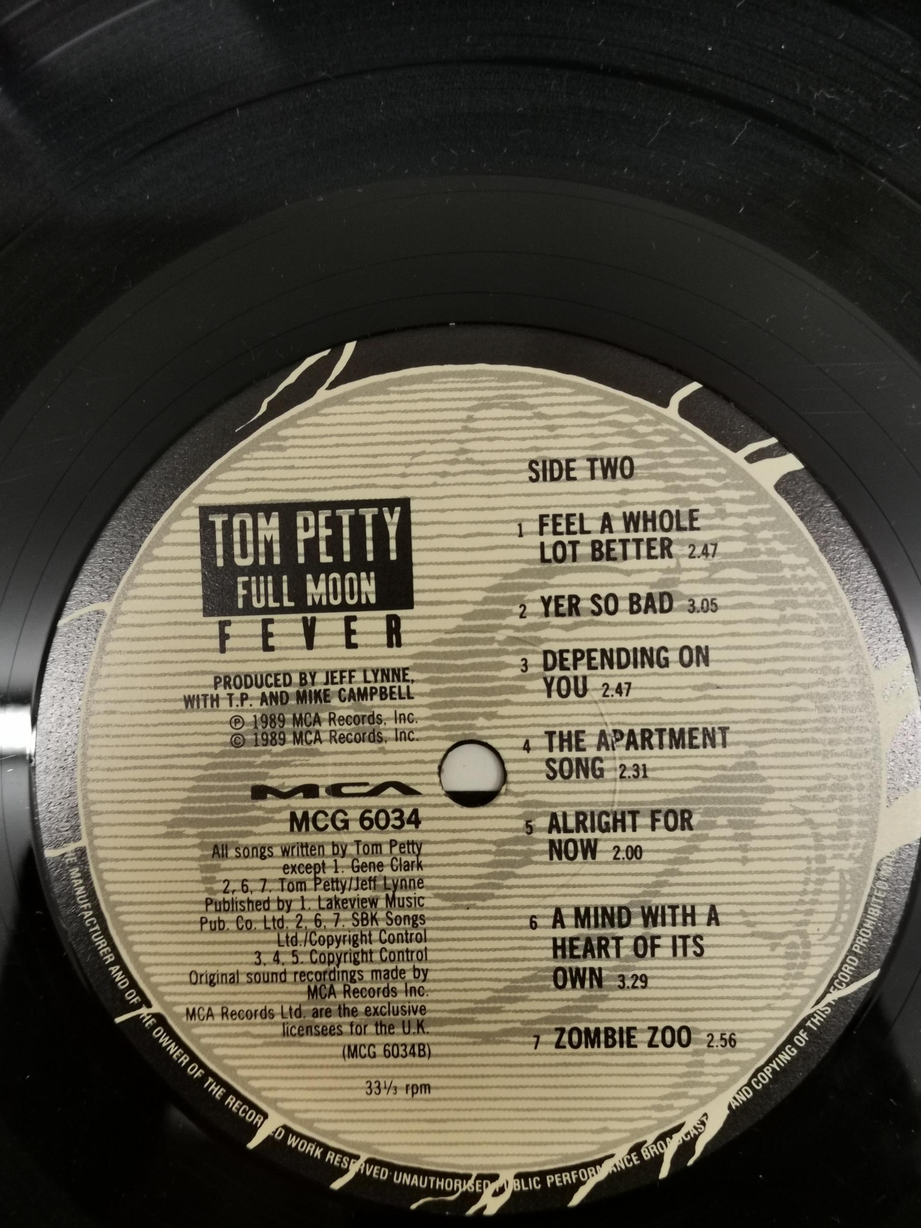 Five albums to include Tom Petty 'Full Moon Fever', Sleeve: VG+ Disc: VG+, The Jam 'All Mod Cons', - Image 7 of 7