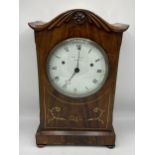 An interesting Regency mahogany bracket clock, the white 8 inch enamel dial signed 'John Grant