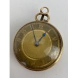 An early 19th century 18ct gold open faced pocket watch by Grimalde & Johnson, the dial having