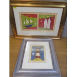 Adam Barsby - Two limited edition Cornish prints, framed and glazed, signed and dated