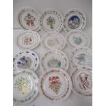 A collection of twelve Spode Christmas plates from 1970-1981 Location: