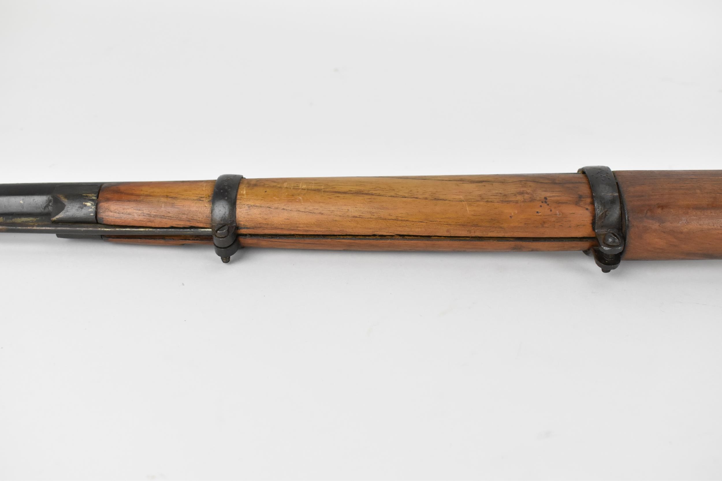 Two Victorian percussion muzzle loading muskets to include one stamped with a crown to left of - Image 25 of 25