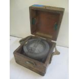 A World War II RAF medium landing compass, made by Admiralty Compass Observatory Location: RWB