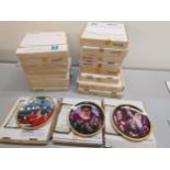 A collection of 19 collectors plates of Star Trek interest, The Hamilton Collection Location: 11.5
