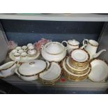 A Royal Crown Derby cloisonné pattern part dinner service comprising approximately 67 pieces